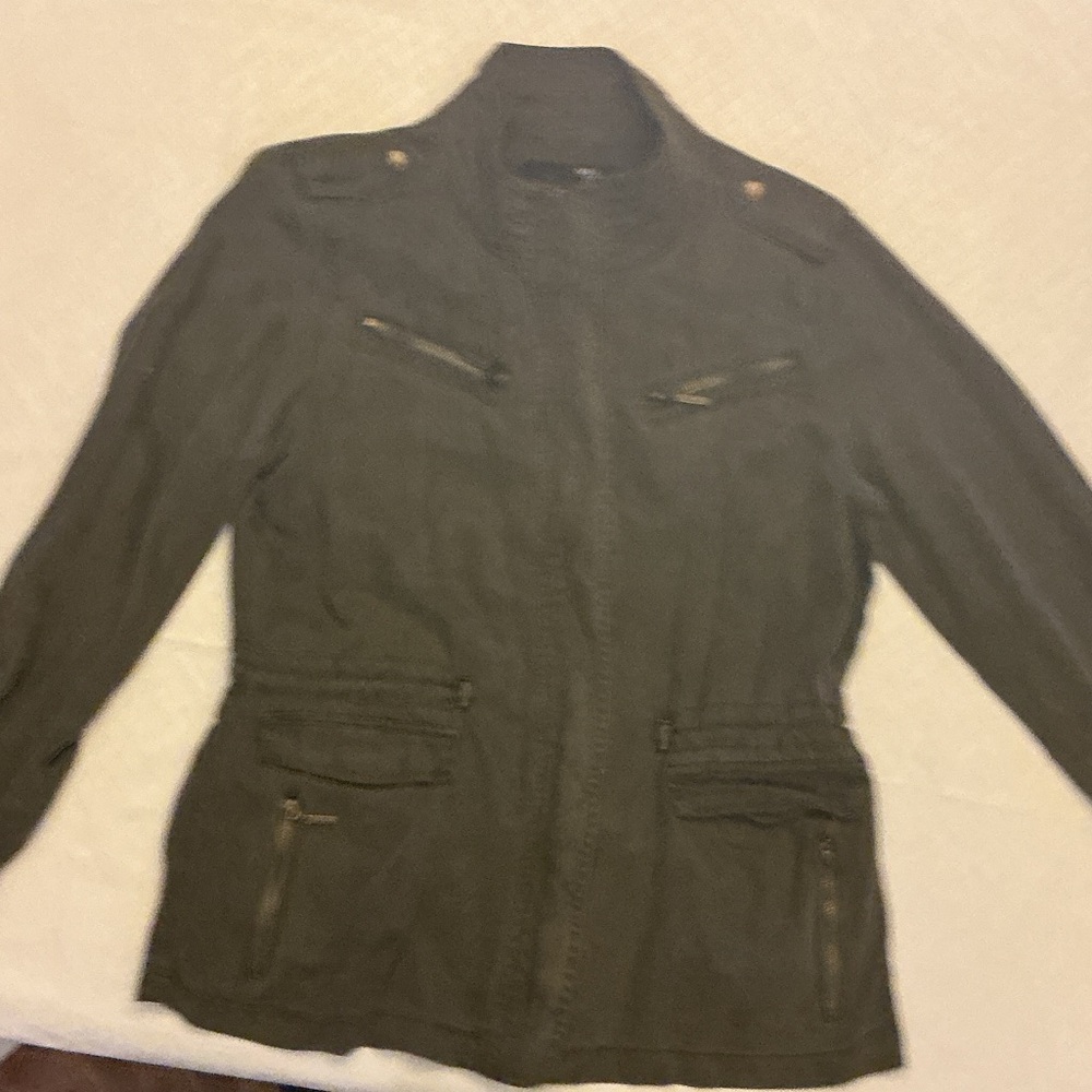 Max Jeans Olive Utility Jacket
